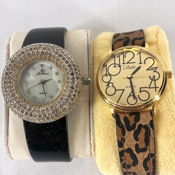 Lot of 2 Silver And Gold Quartz Watches - Picture 1 of 8